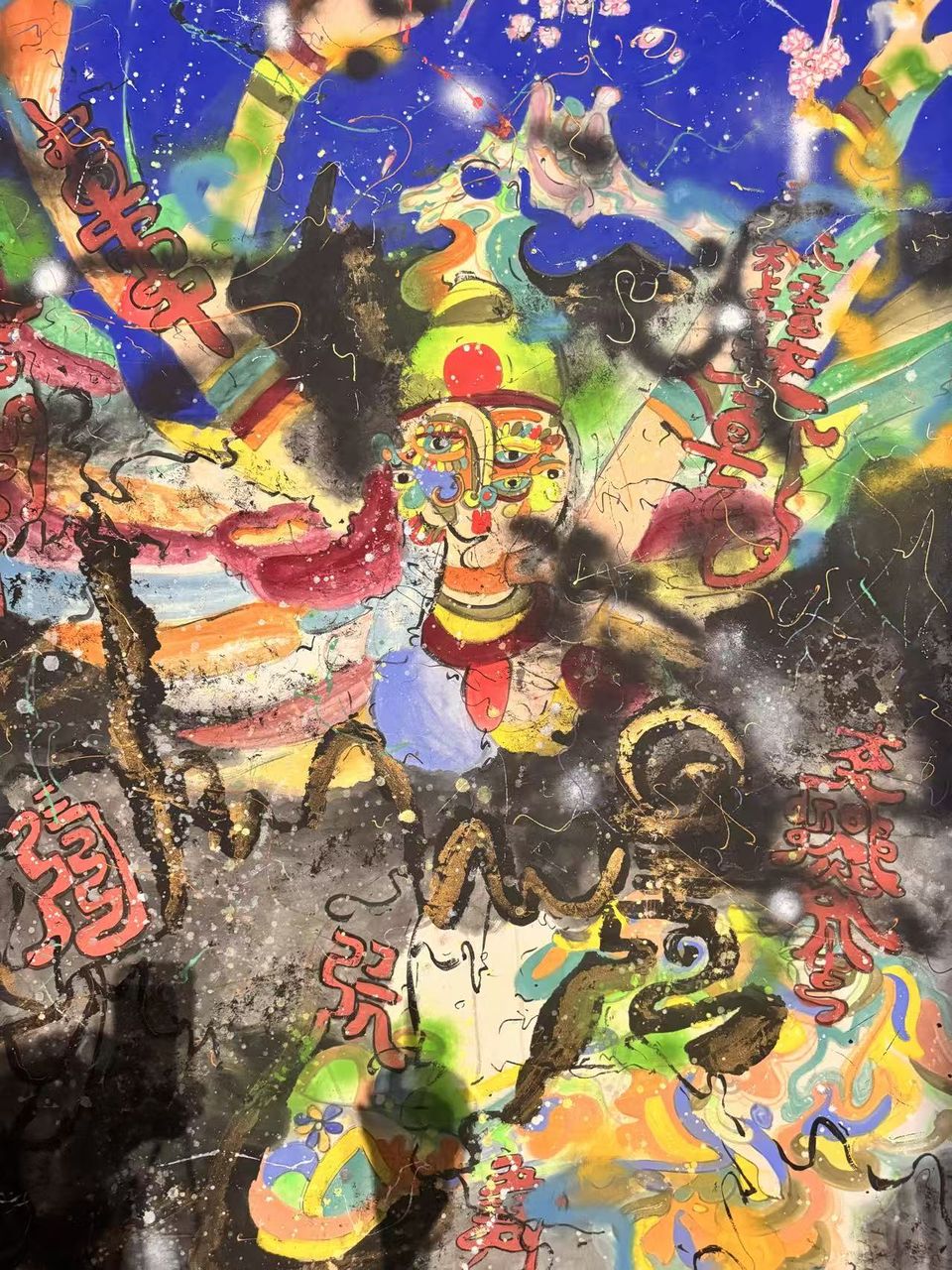 学生的色彩绘画作品
